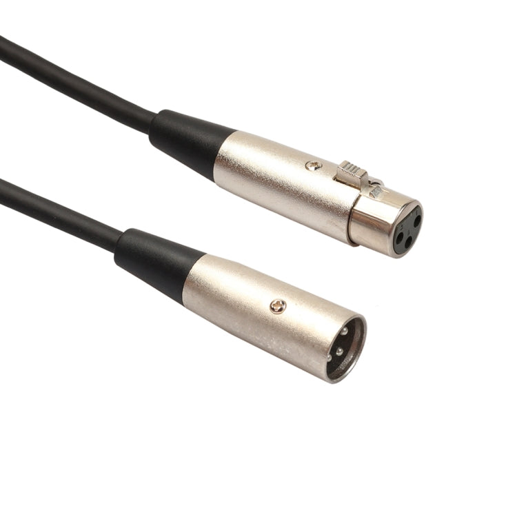 10m 3-Pin XLR Male to XLR Female MIC Shielded Cable Microphone Audio Cord, Length: 10m