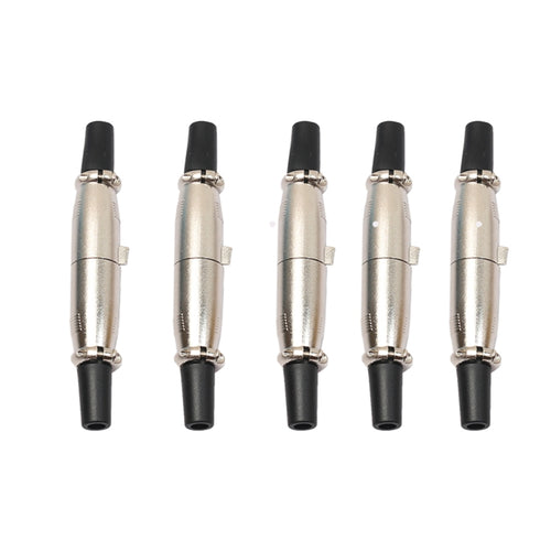 5 Pairs XLR Plug Connectors for Professional Audio Use