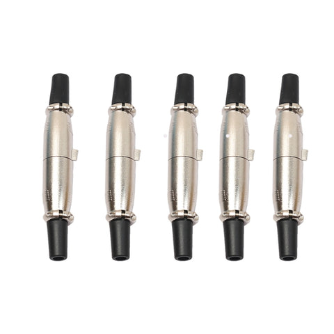 Connettori XLR 3 Pin Maschio e Femmina - Set di 5 Paia per Microfono,