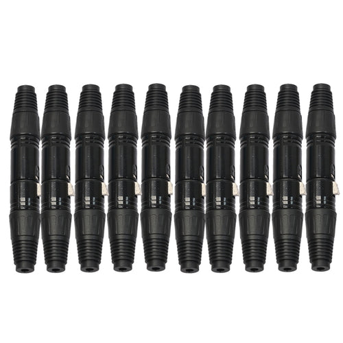10 Pairs XLR Plug Connectors for Microphone Use