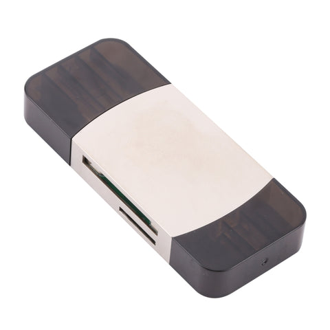 8 en 1 type C / USB-C + 8 broches + double USB + SD + TF + fiche micro + adaptateur multifonction OTG, 8 en 1