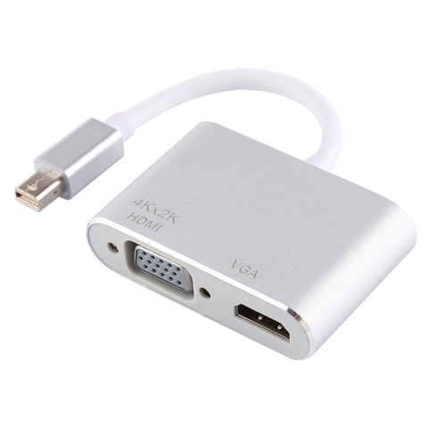Adattatore 2 in 1 da Mini DisplayPort a VGA e HDMI 4Kx2K