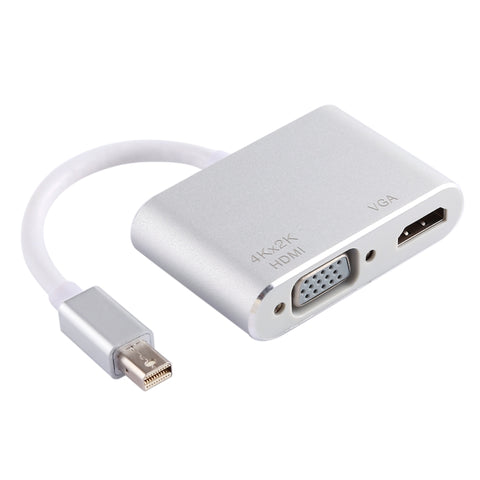 Adattatore 2 in 1 da Mini DisplayPort a VGA e HDMI 4Kx2K