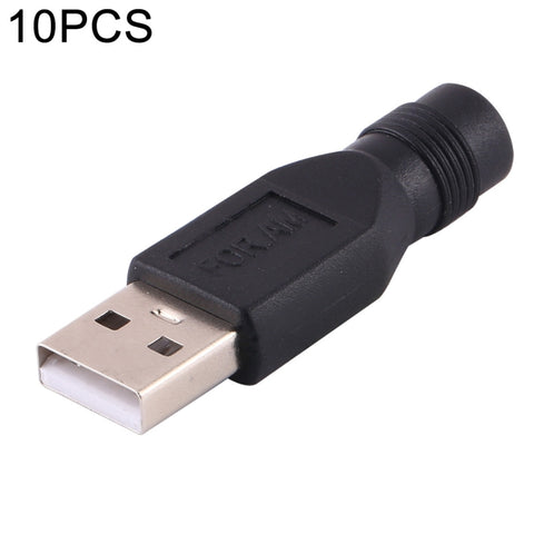 10 connecteurs d'alimentation CC de 3,5 x 1,35 mm à USB 2.0, 3,5 x 1,35 mm