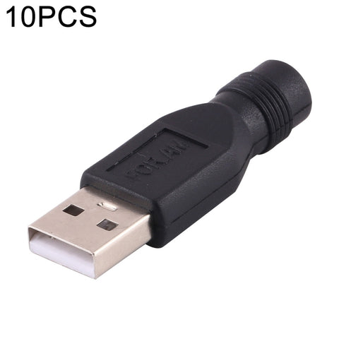 10 connecteurs d'alimentation CC mâle pour femme à USB 2.0 de 4,0 x 1,7 mm, 4,0 x 1,7 mm femelle