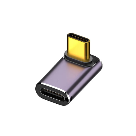 Adattatore ad angolo verticale da 40 Gbps da USB-C/Tipo-C femmina a USB-C/Tipo-C maschio da 240 W con luce, Vertical Angle Adapter