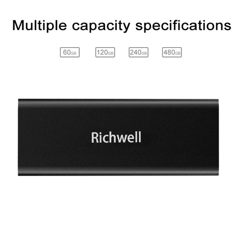 Disco rigido mobile Richwell SSD R280-SSD-480GB da 480 GB per PC desktop, 480GB