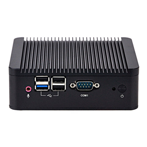 Mini PC di controllo industriale senza ventola con 4 porte USB e porta COM RS-232, 8 GB di RAM, Intel Celeron N2920 2.0GHz Quard Core, supporto Bluetooth 4.0 e WiFi dual-band 2.4G/5.0G