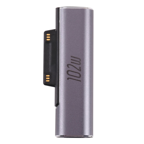 Adattatore di ricarica femmina USB-C/Tipo-C da 102 W per Microsoft Surface Pro 3/4/5/6/7/Surface Go