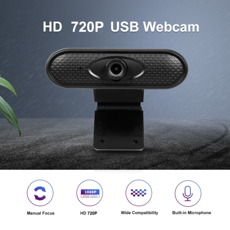 WebCam con fotocamera USB 720P con microfono, 720P