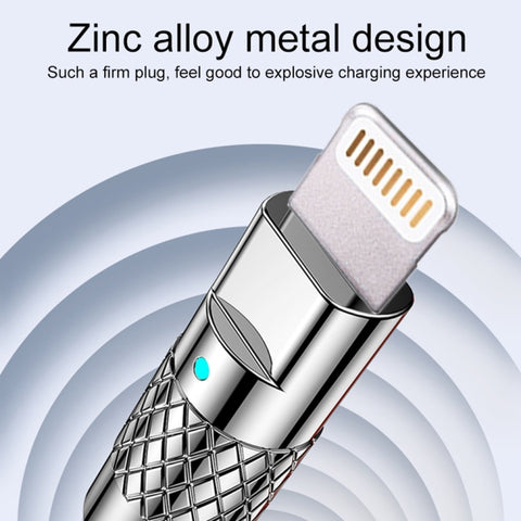 Câble de données rapide en silicone pour USB à 8 broches série Mech 6A 120W, longueur: 1,2 m, 1,2 m 8 broches