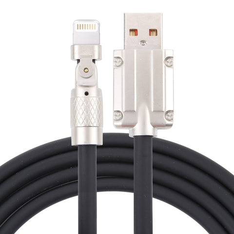 Câble de sortie rapide avec fil métallique à 180 degrés par USB à 8 broches série Mech 6A 120 W, longueur : 1,2 m, 1,2 m 8 broches, 1,2 m 180 degrés 8 broches
