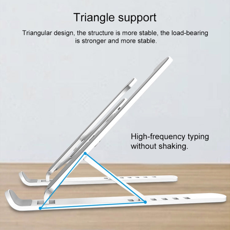 Supporto per laptop Staffa di sollevamento da tavolo Base di raffreddamento Supporto di sollevamento pieghevole, Pro-8