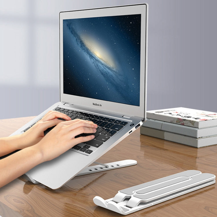 Supporto per laptop Staffa di sollevamento da tavolo Base di raffreddamento Supporto di sollevamento pieghevole, Pro-8