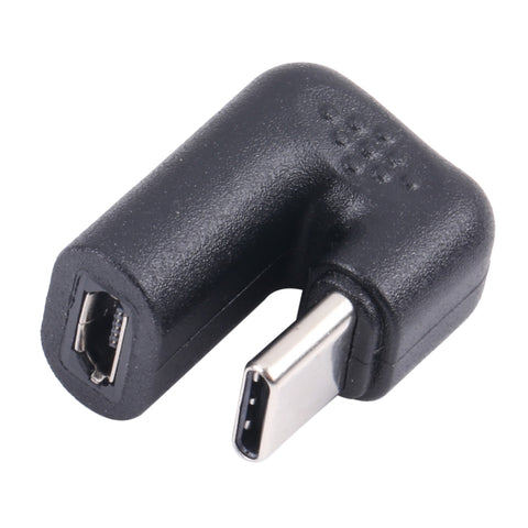 Adattatore da USB-C/Tipo-C maschio a micro USB femmina a forma di U, Type-C to Micro USB