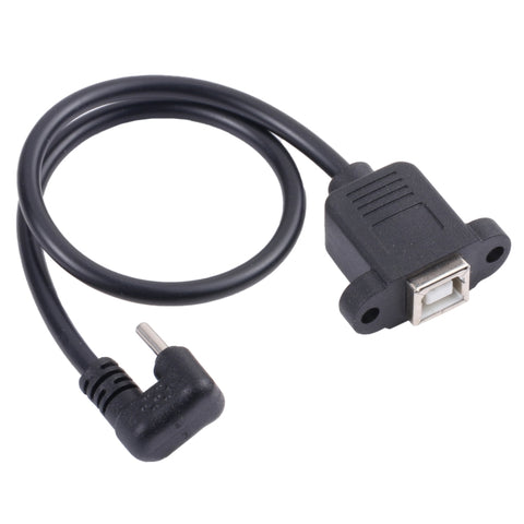 Connecteur femelle USB-C/type C masqué au type B avec port de type quadrata, type C vers type B carré