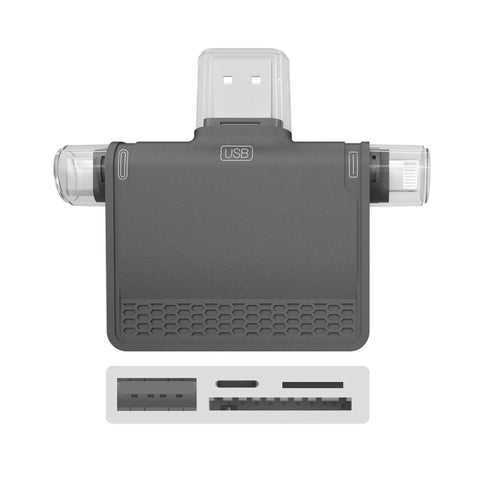Docking station multifunzione NK-939C 3 in 1 da USB a USB-C / Type-C + 8PIN