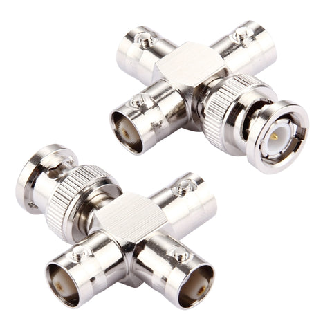 2 PC : 1 connecteur BNC masqué à 3 connecteurs BNC féminins, type à croix, type croisé