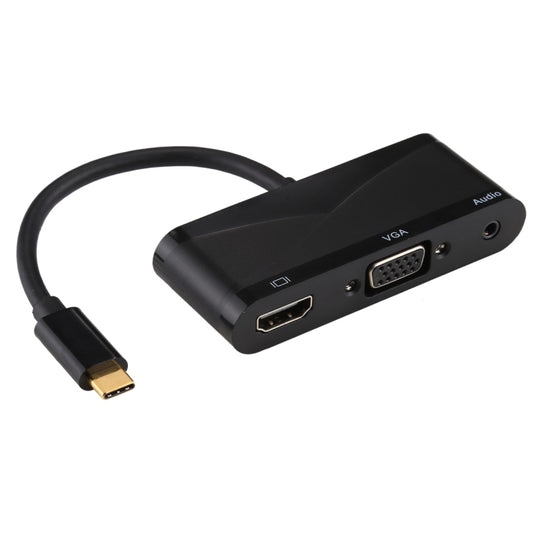 V83 USB-C/Tipo-C a 4K HDMI/VGA + audio da 3,5 mm + adattatore multifunzione USB