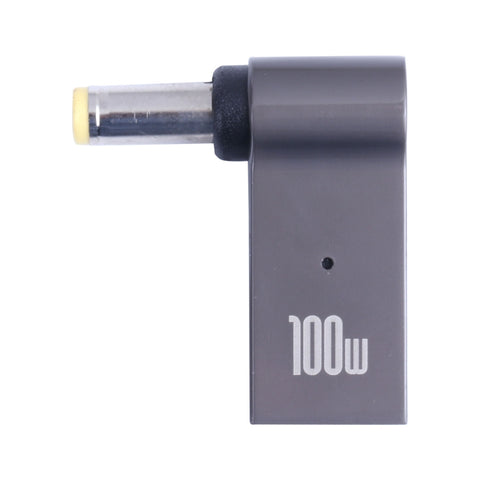 Adaptateur secteur pour ordinateur USB-C/Type-C femelle vers DC 5,5 x 2,5 mm mâle 100 W pour Lenovo, Type-C femelle vers DC 5,5 x 2,5 mm mâle