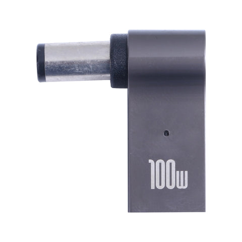 Adattatore di ricarica per computer da USB-C/Tipo-C da 100 W femmina a DC 7,4x0,6 mm maschio per HP, Type-C Female to DC 7.4x0.6mm Male(for HP)