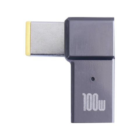 Adattatore di ricarica per computer da 100 W USB-C/Type-C femmina a Big Square per Lenovo, Type-C Female to Big Square