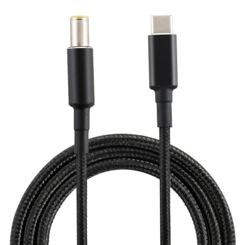 Cavo di ricarica en tessuto di nylon maschio PD 100 W 7,9 x 5,0 mm à USB-C/Type-C, longhezza cavo: 1,7 m, 7,9x5,0mm to Type-C