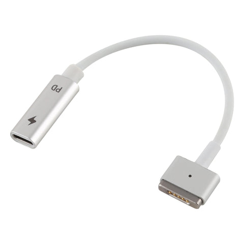 Adattatore di ricarica PD da MagSafe 2 a 5 pin (a forma di T) a USB-C / Type-C, Type-C to MagSafe 2