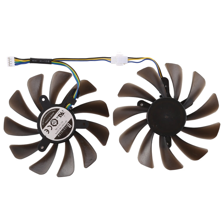 Ventola di raffreddamento della scheda grafica VGA DC 12V a 4 pin per Zotac Geforce GTX 1080 Ti GTX 1080Ti AMP Edition, diametro: 95 mm, coppie, Diameter: 95mm