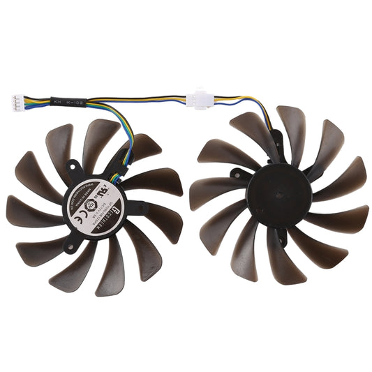Ventola di raffreddamento della scheda grafica VGA DC 12V a 4 pin per Zotac Geforce GTX 1080 Ti GTX 1080Ti AMP Edition, diametro: 95 mm, coppie, Diameter: 95mm