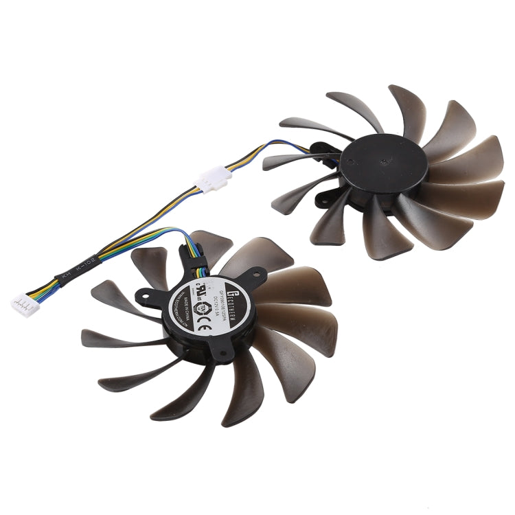 Ventola di raffreddamento della scheda grafica VGA DC 12V a 4 pin per Zotac Geforce GTX 1080 Ti GTX 1080Ti AMP Edition, diametro: 95 mm, coppie, Diameter: 95mm
