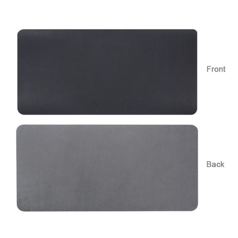 BUBM Tappetino per mouse da ufficio multifunzione super grande antiscivolo in pelle PU su un solo lato, dimensioni: 60 x 30 cm, 60 x 30cm