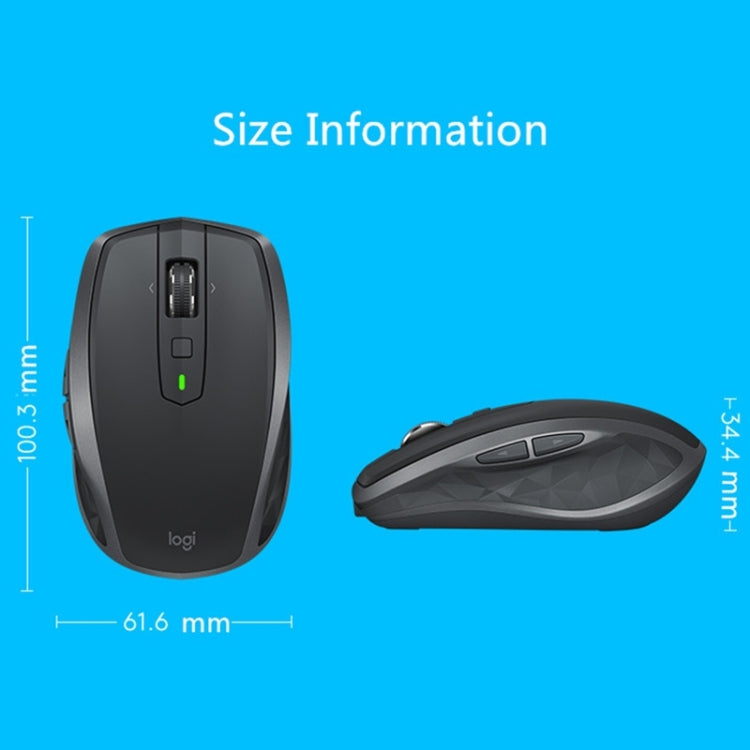 Logitech MX Anywhere 2S - Mouse Ottico Wireless Ricaricabile