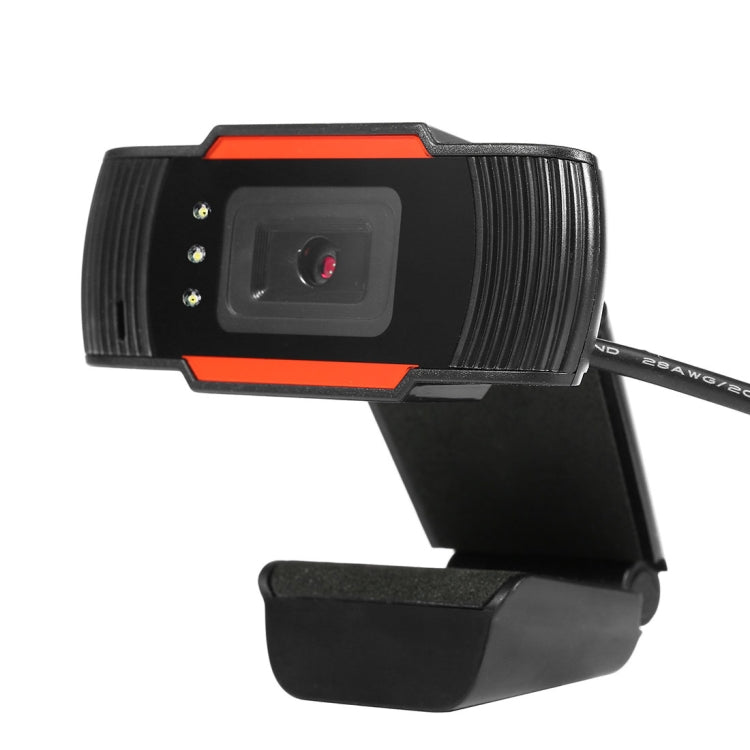 Webcam A870C3 480P con Microfono e 3 LED, USB, Cavo 1,4 m - Arancione