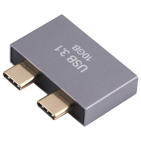 Adaptateur USB femelle + USB-C/type-C femelle à 2 x USB-C/type-C mâle, USB femelle + Type-C femelle vers 2 x Type-C