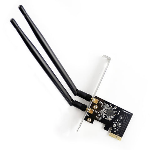 EDUP EP-9607 Scheda di rete adattatore wireless PCI-E Express dual-band da 1200Mbps con 2 antenne da 6dBi, EP-9607 1200Mbps