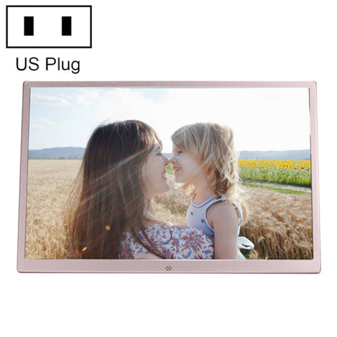 HSD1707 Corniche pour photo numérique avec affichage à haute résolution LED de 17 pouces 1440X900 avec support et télécommande, support fiche SD/MMC/MS/port USB, colonne américaine (argent), HSD1707 17 pouces