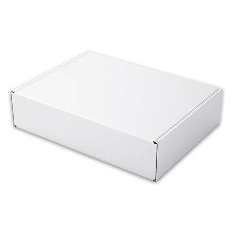 Scatola per imballaggio di abbigliamento da 100 pezzi, scatola di spedizione, colore: bianco, dimensioni: 40x30x10 cm, 40x30x10cm