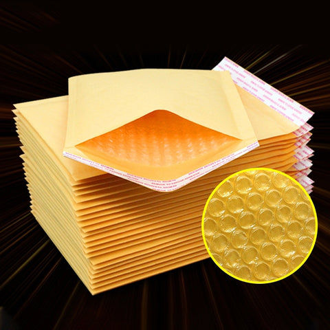 Buste in Carta Kraft da 100 Pezzi per Imballaggio Bubble Bag -