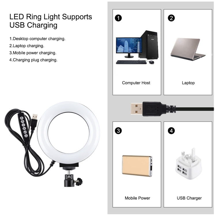 PULUZ 4.7 inch 12cm Curved Surface Ring Light + Round Base Desktop Mount USB 10 Modes 8 Colors RGBW Dimmable LED Ring Selfie Beauty Vlogging Photography...