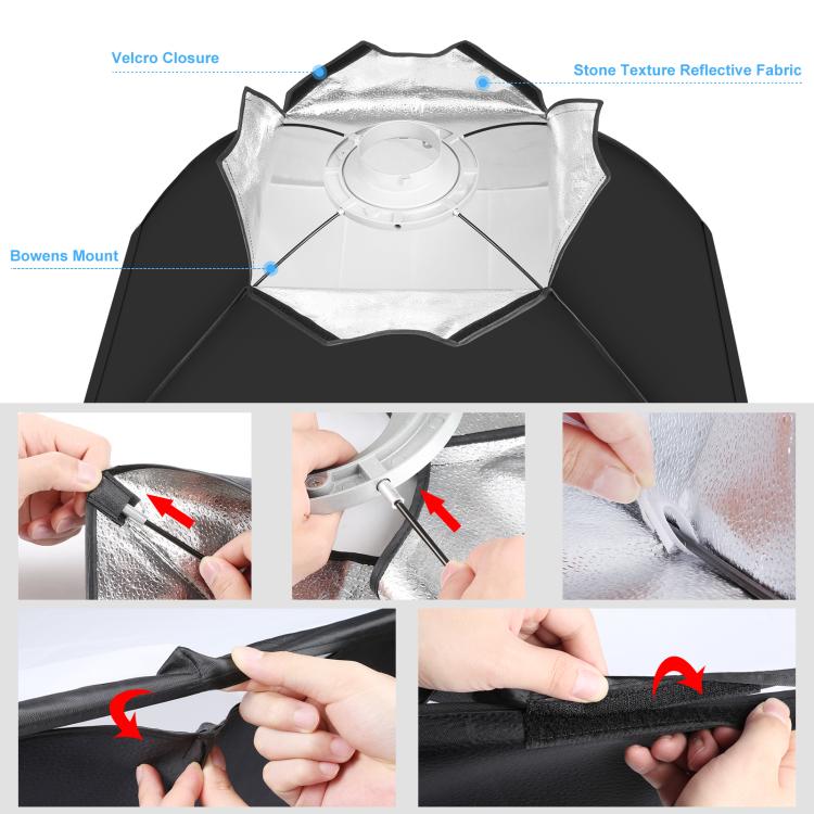 PULUZ 150W 3200K-5600K Kit luce stroboscopica per studio fotografico con riflettore Softbox e treppiede, Rectangle 120W 2700K-6500K Light Kit AU Plug, Rectangle 120W 2700K-6500K Light Kit EU Plug, Rectangle 120W 2700K-6500K Light Kit UK Plug