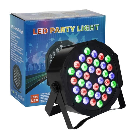 con display LED, modalità Auto Run / Slave / DMX512 / Controllo vocale