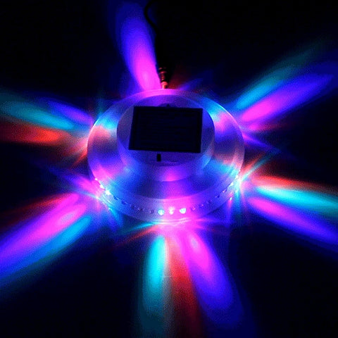 Luce da palco LED girasole de 8 W, contrôle du suono / modalité d'exécution automatique