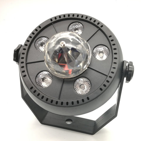 Luce PAR LED à lumière magique rotative colorée de 11 W 5 LED