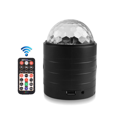 Luce da palco USB Bluetooth Crystal Magic Ball avec télécommande