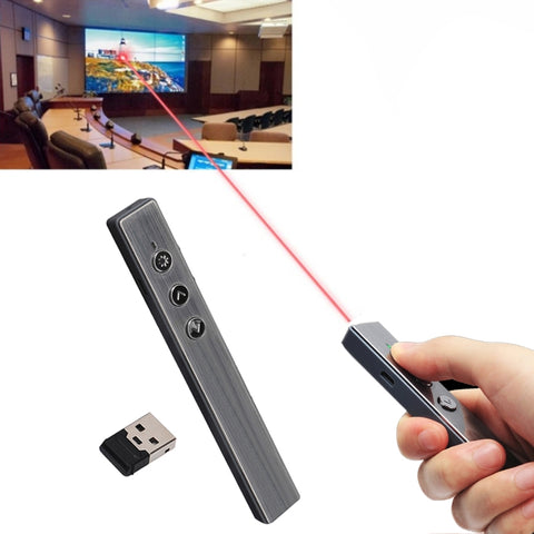 PR-20 Présentateur sans fil PowerPoint PPT Clicker Présentation Penna telecomandata Pointeur laser Flip Pen avec fonction Air Mouse, Pointeur laser Flip Pen