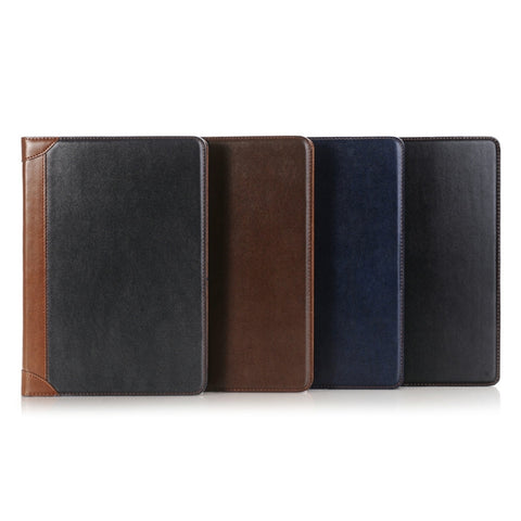 Custodia in pelle con chiusura orizzontale con superficie lucida stile libro con supporto, slot per carte e portafoglio per iPad Pro da 9,7 pollici