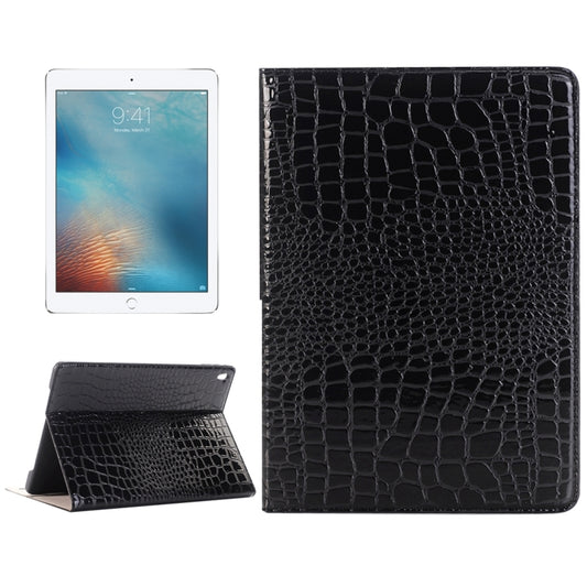 custodia-in-pelle-con-chiusura-orizzontale-con-texture-coccodrillo-con-supporto-slot-per-carte-e-portafoglio-per-ipad-pro-da-97-pollici - immagine 1