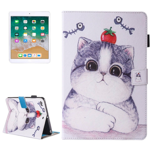 Per iPad Air / iPad Air 2 Custodia in pelle con chiusura orizzontale con motivo dipinto con supporto, portafoglio, slot per carte e slot per penna, For iPad Air / iPad Air 2, iPad Air / iPad Air 2
