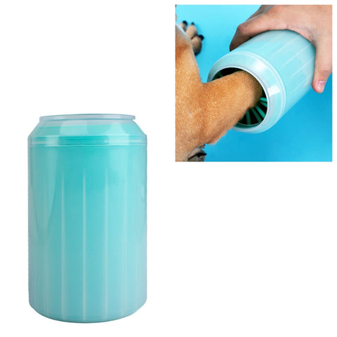 Strumento per la pulizia della tazza per la pulizia del piede del cane del gatto dell'animale domestico, tazza di lavaggio in silicone, dimensioni: 11,5x8,5x8,5 cm, Size: Middle